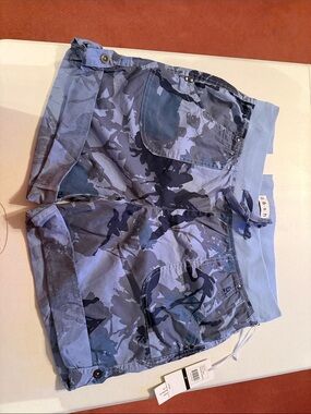 dash Blue Camo Marguerita Bermuda Shorts